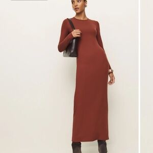Reformation Tommie Knit Dress Red - Size XS
